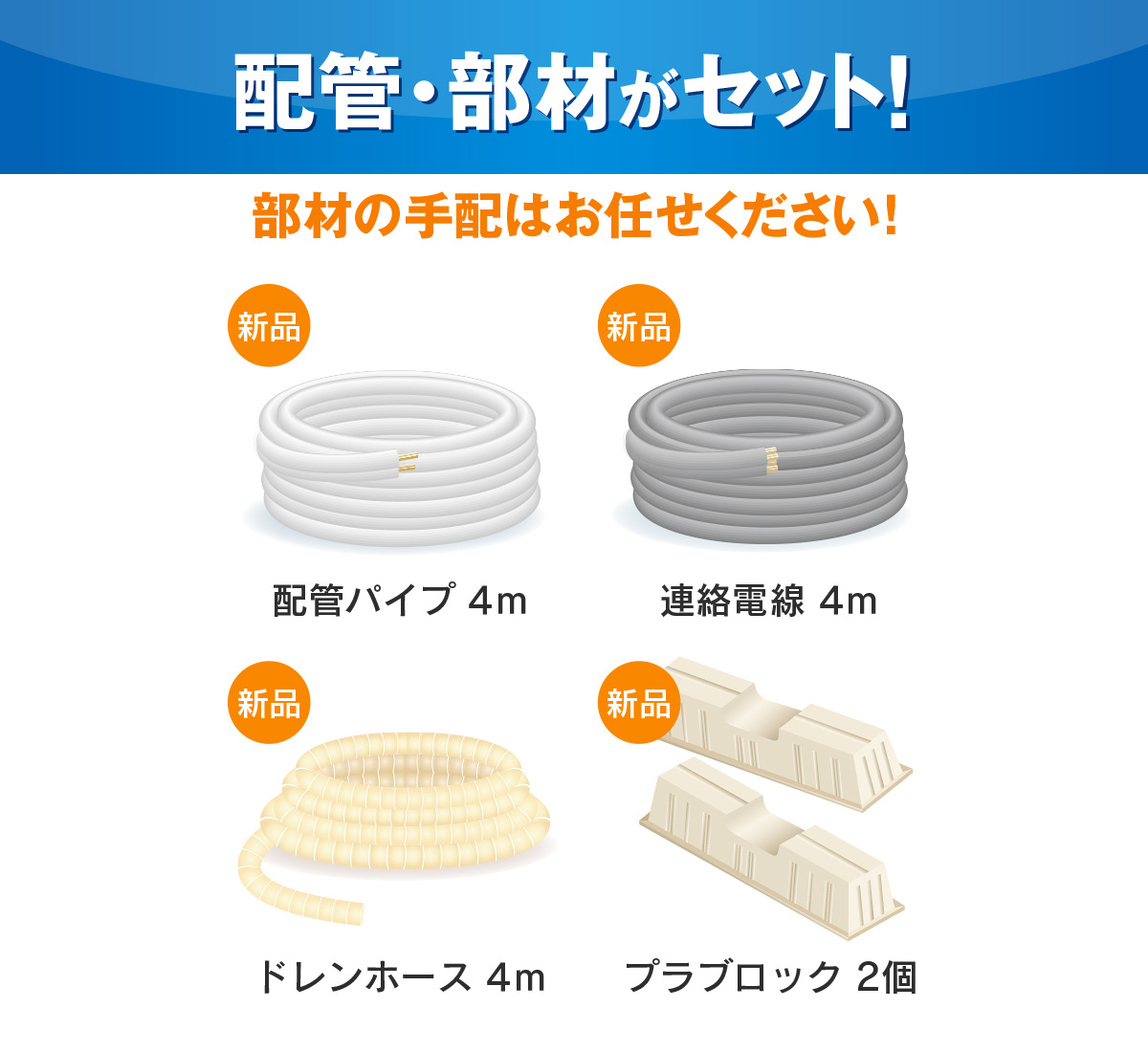 新品エアコン取り付け工事｜【公式】エアコン工事のフォーラムサービス