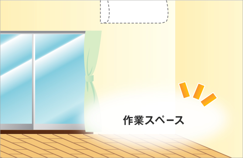 室内機を設置するお部屋