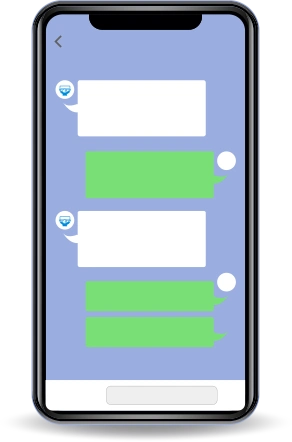 スマートフォンLINE画面