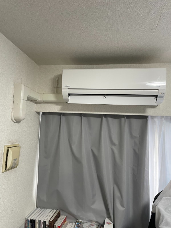 東京都港区　Ｈ様　エアコン（2.2ｋＷ）新品エアコン取り付け工事のご依頼ありがとうございました。