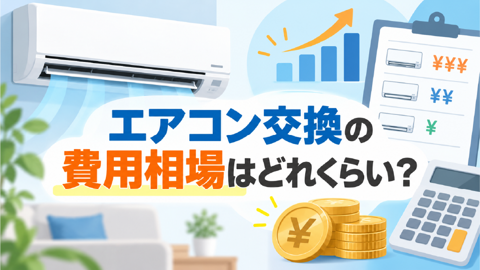 エアコン交換の費用相場はどれくらい?、のイメージ画像