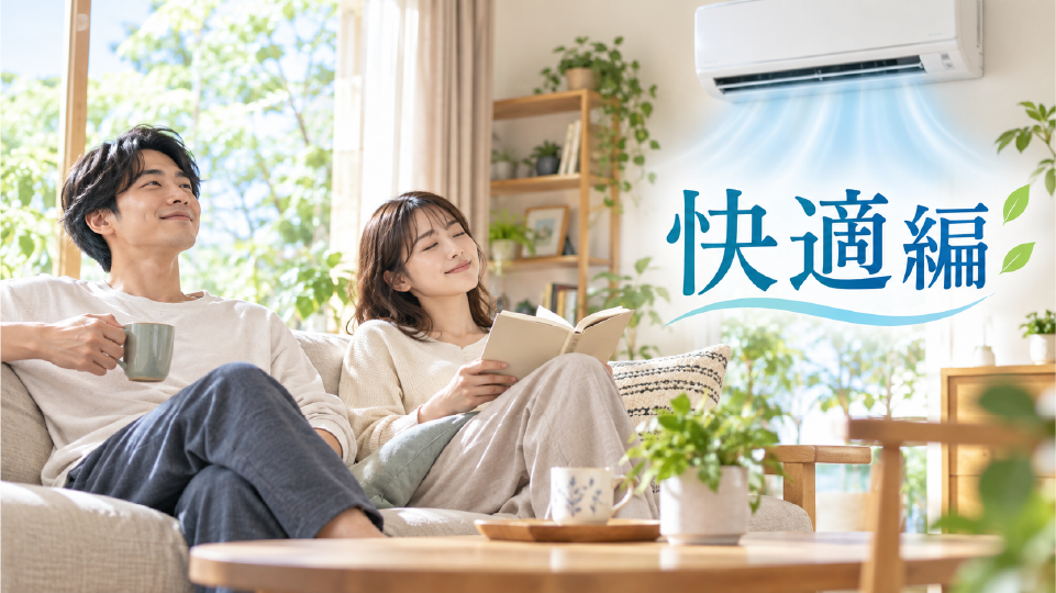 【快適編】エアコンを効果的に使う豆知識、のイメージ画像