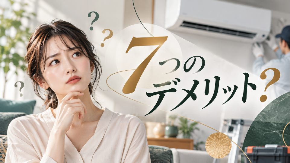 エアコン交換で後悔?知っておくべき7つのデメリット、のイメージ画像