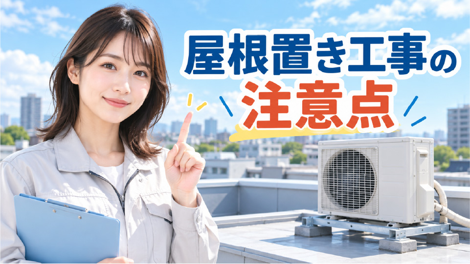後悔しないために!屋根置き工事の注意点、のイメージ画像
